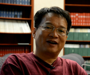 Dr. Xiuren Zhang (Texas A&M AgriLife Research photo by Kathleen Phillips)